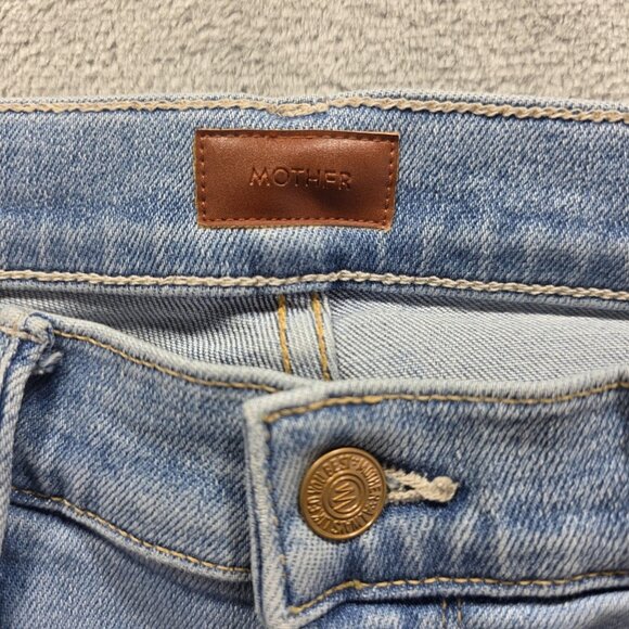 Mother Jeans Womens 30 Mid Rise Dazzler Ankle In The Blink Of An Eye Made USA - Picture 4 of 11